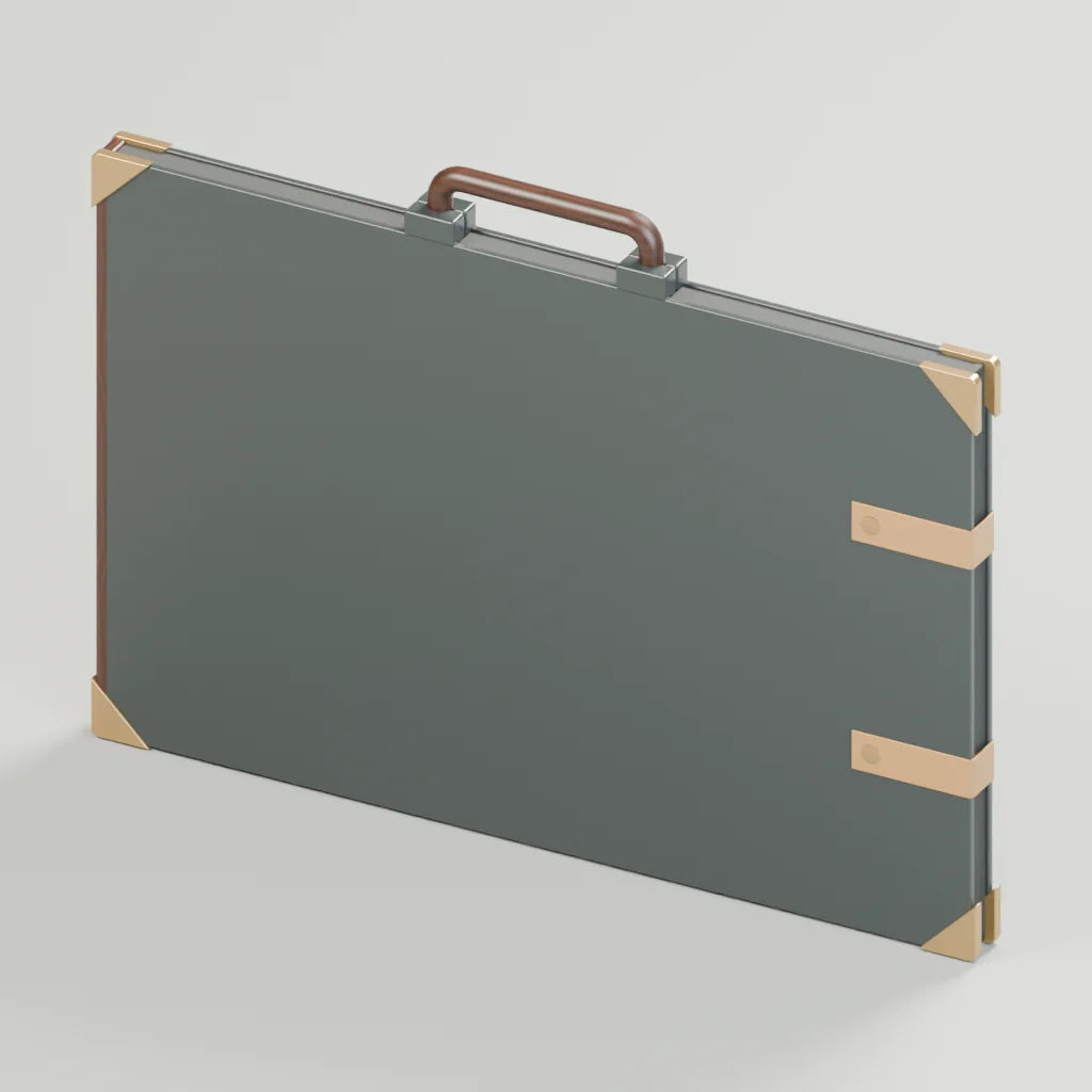 Plate drawing portfolio, Atelier Workspaces 3D asset, studio render