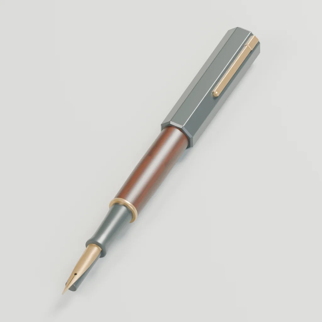 Nib fountain pen, Atelier Workspaces 3D asset, studio render