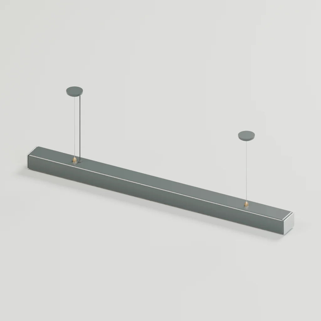 Rail linear pendant, Atelier Workspaces 3D asset, studio render