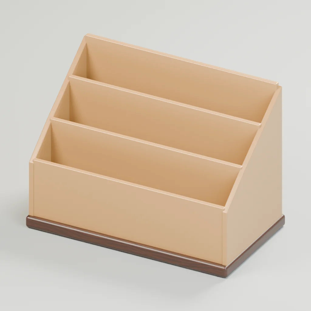 Sort letter rack, Atelier Workspaces 3D asset, studio render
