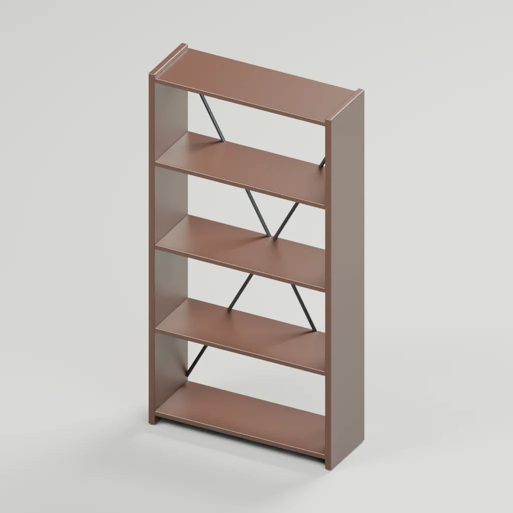 Stack open bookcase, Atelier Workspaces 3D asset, studio render