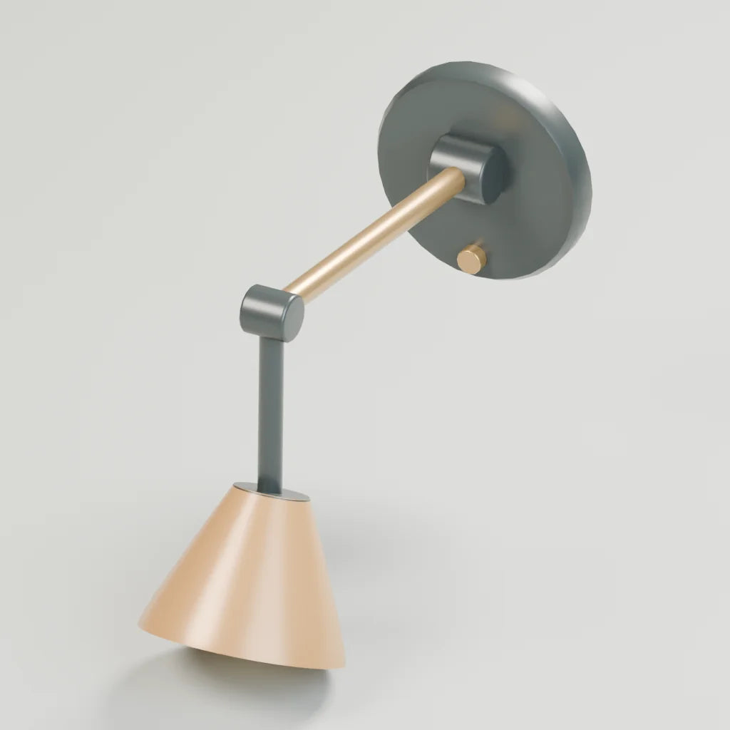 Reach reading sconce, Atelier Workspaces 3D asset, studio render