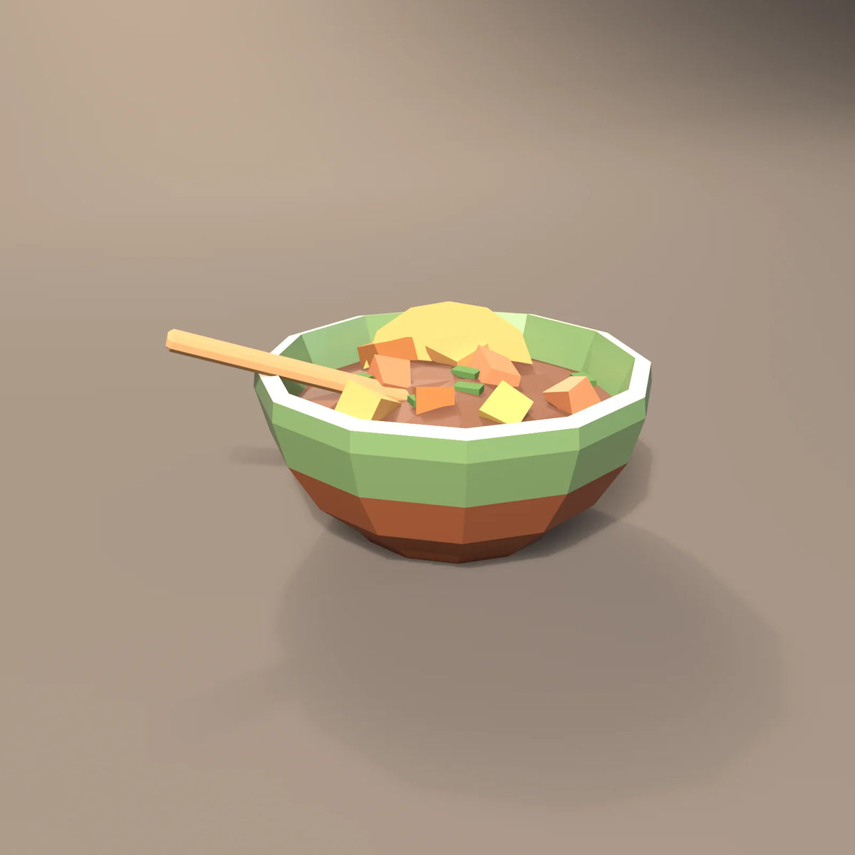 Stew bowl, Hearth & Hollow 3D asset, studio render