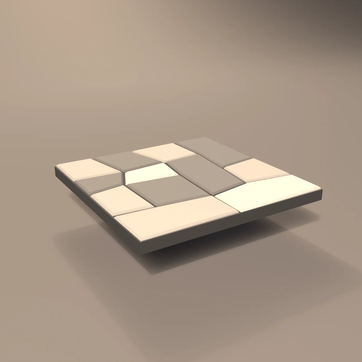 Flagstone floor tile, Hearth & Hollow 3D asset, studio render
