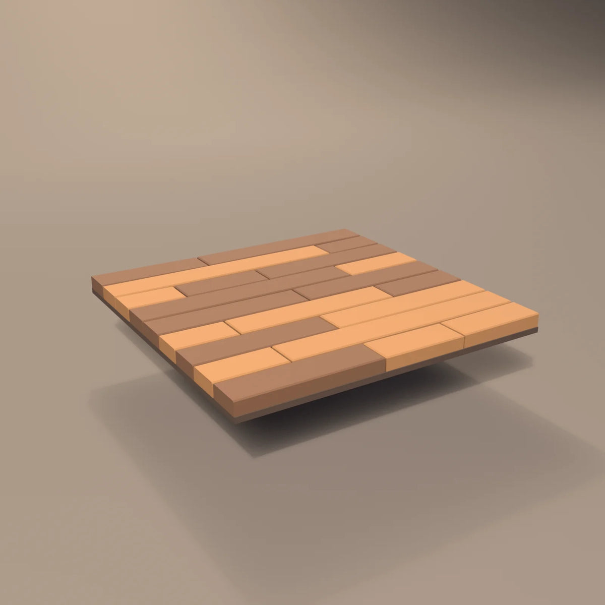Plank floor tile, Hearth & Hollow 3D asset, studio render