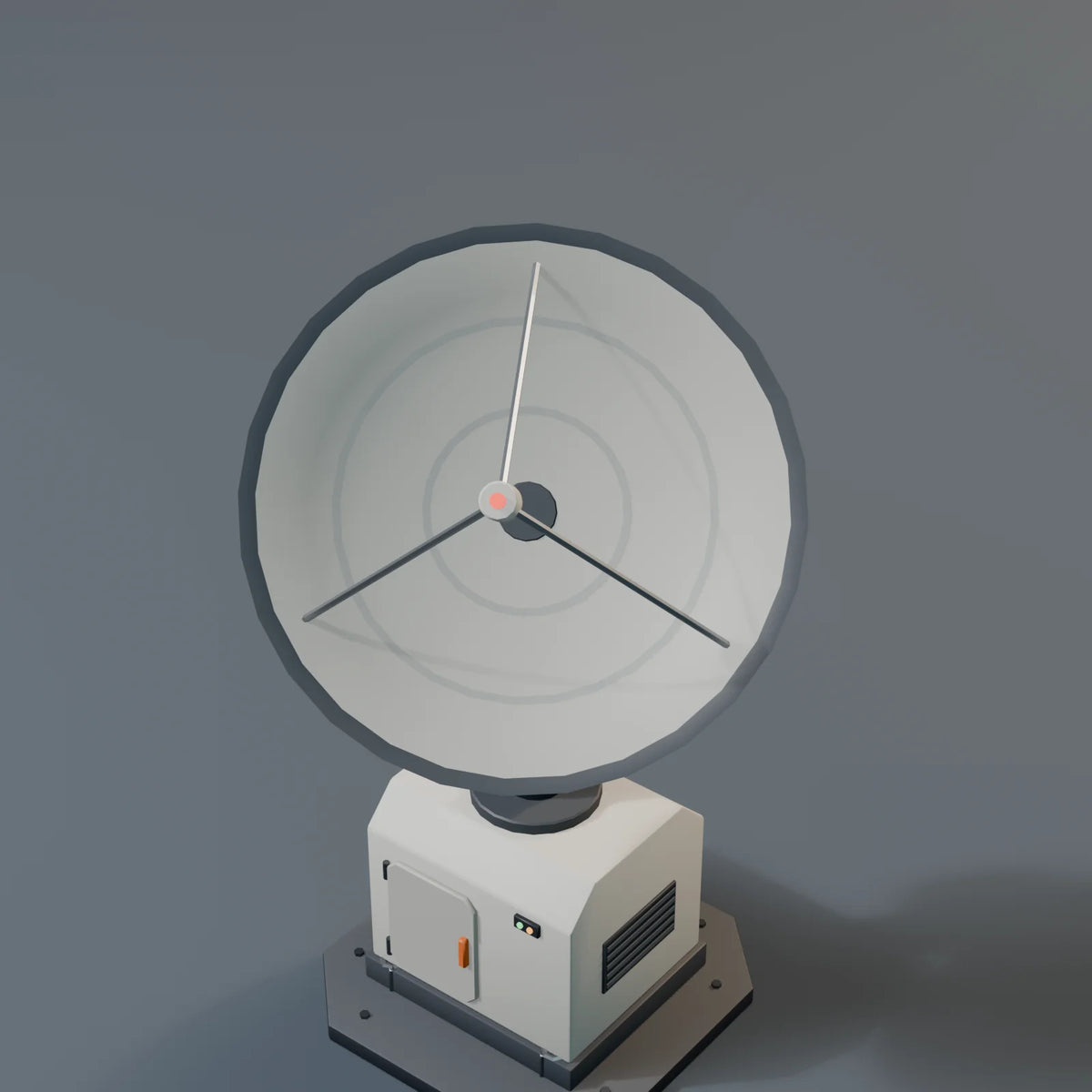 Antenna Dish, close-up detail render
