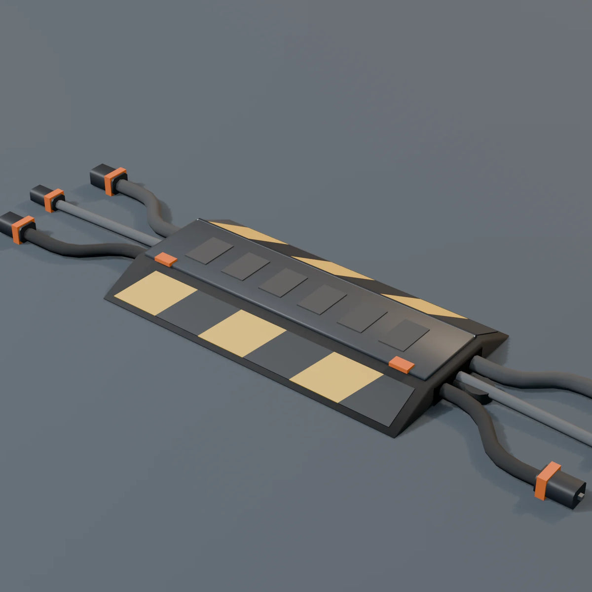 Cable Ramp, close-up detail render