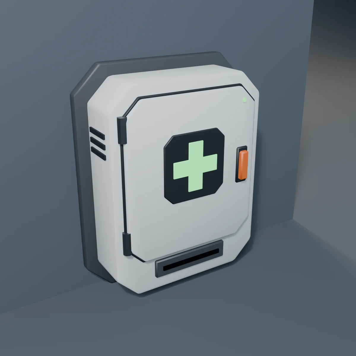 First Aid Kit, Kestrel Station 3D asset, studio render