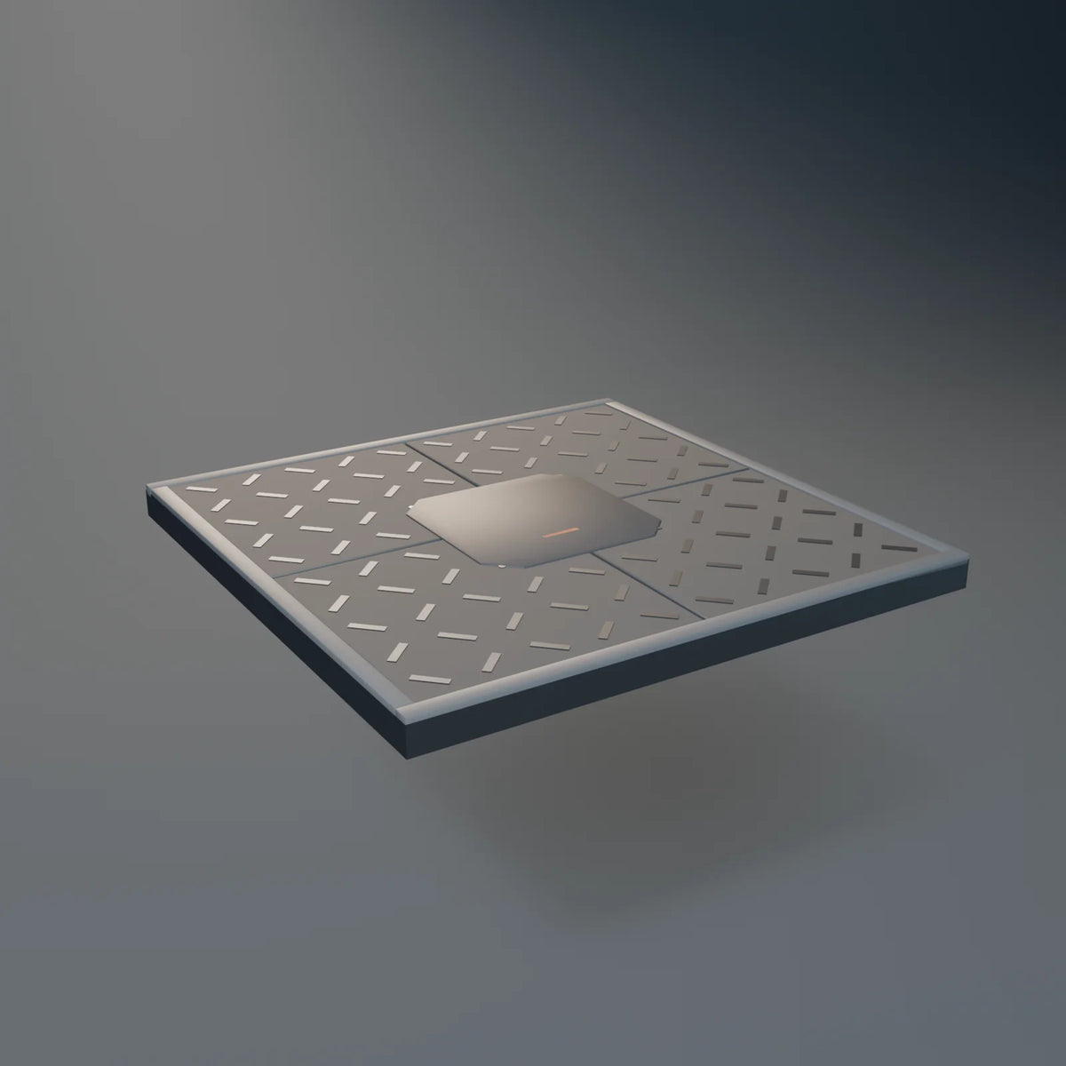 Floor Plate, Kestrel Station 3D asset, studio render