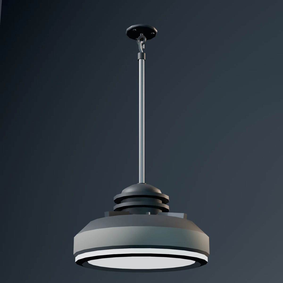 Hanging Lamp, close-up detail render