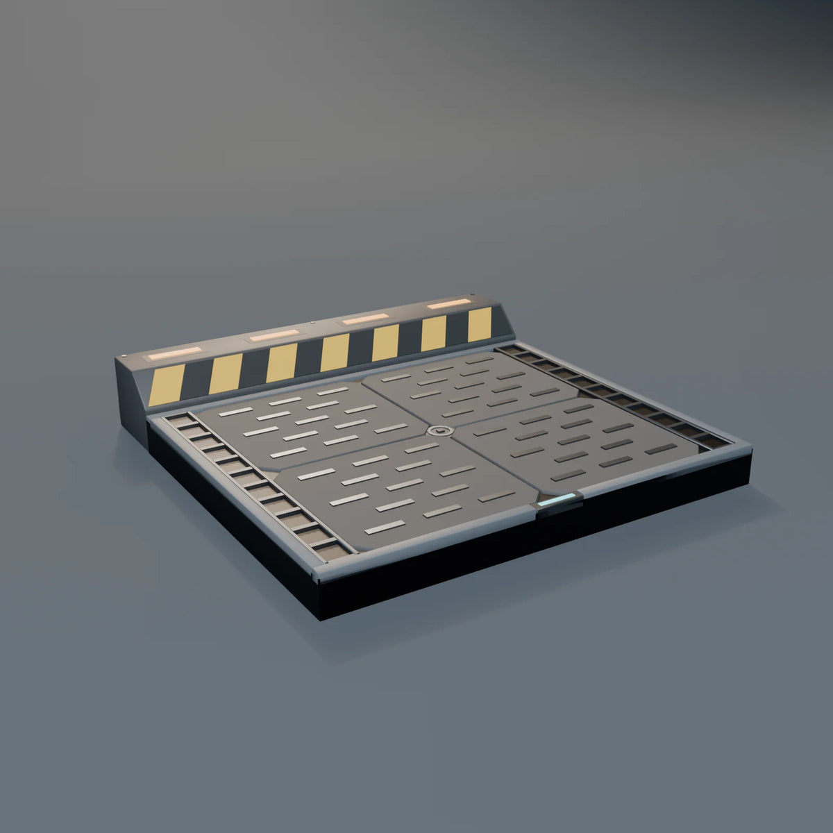 Landing Pad Edge, Kestrel Station 3D asset, studio render
