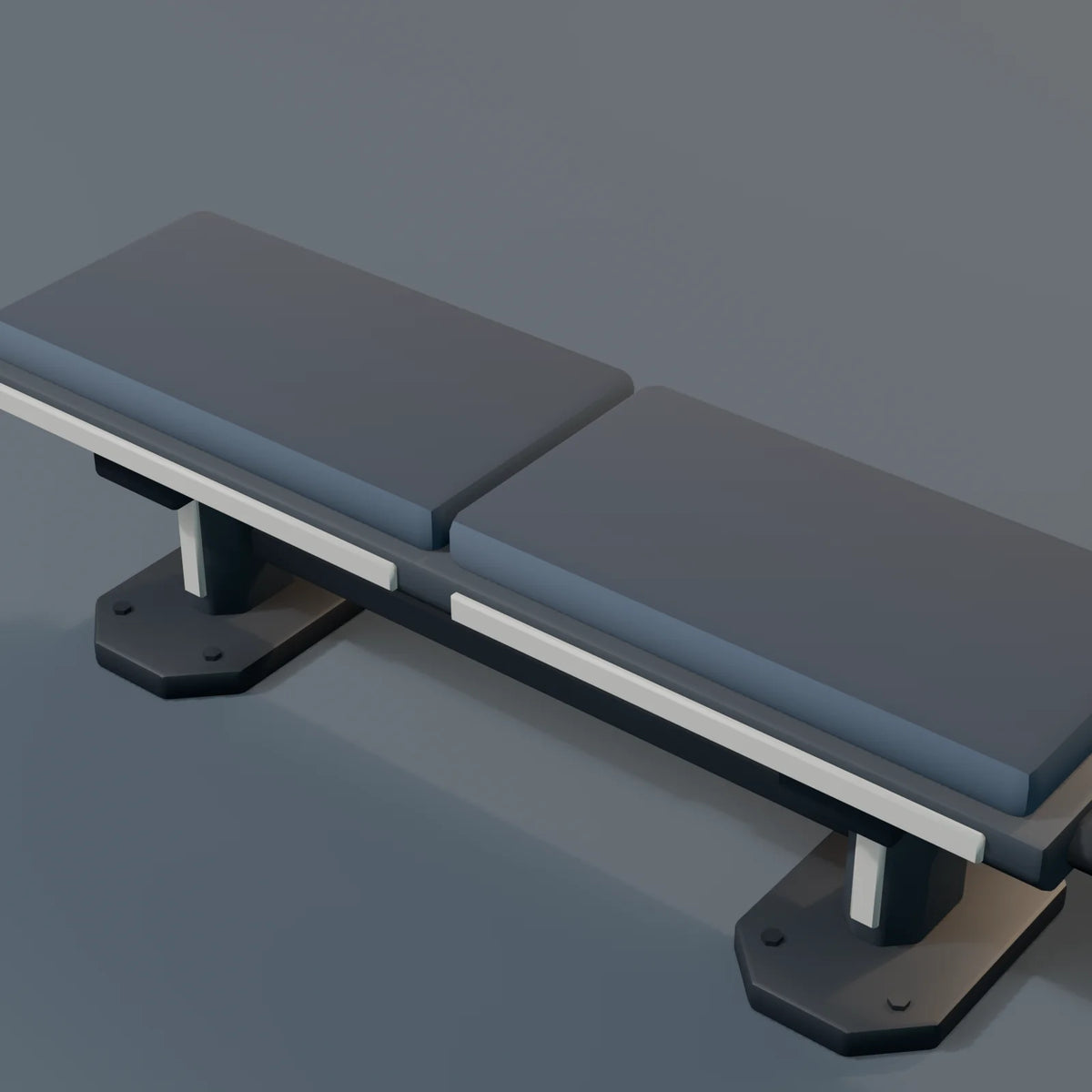 Mess Bench, close-up detail render