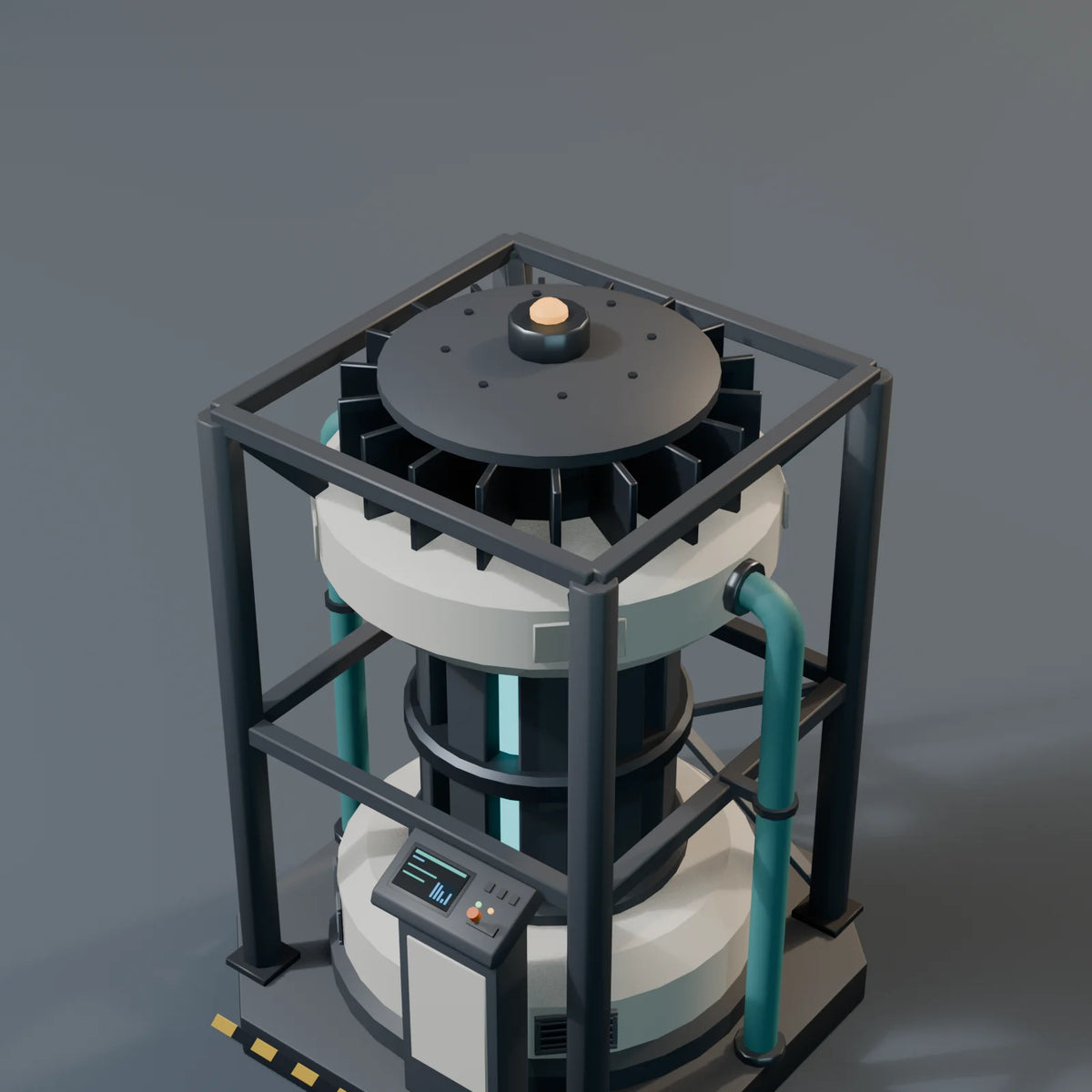 Power Core, close-up detail render