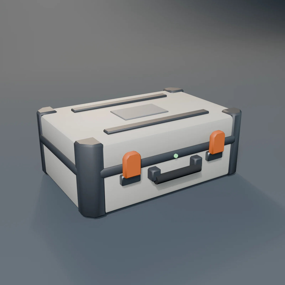 Supply Case, Kestrel Station 3D asset, studio render