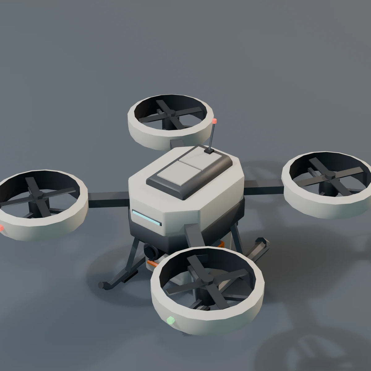 Utility Drone, close-up detail render