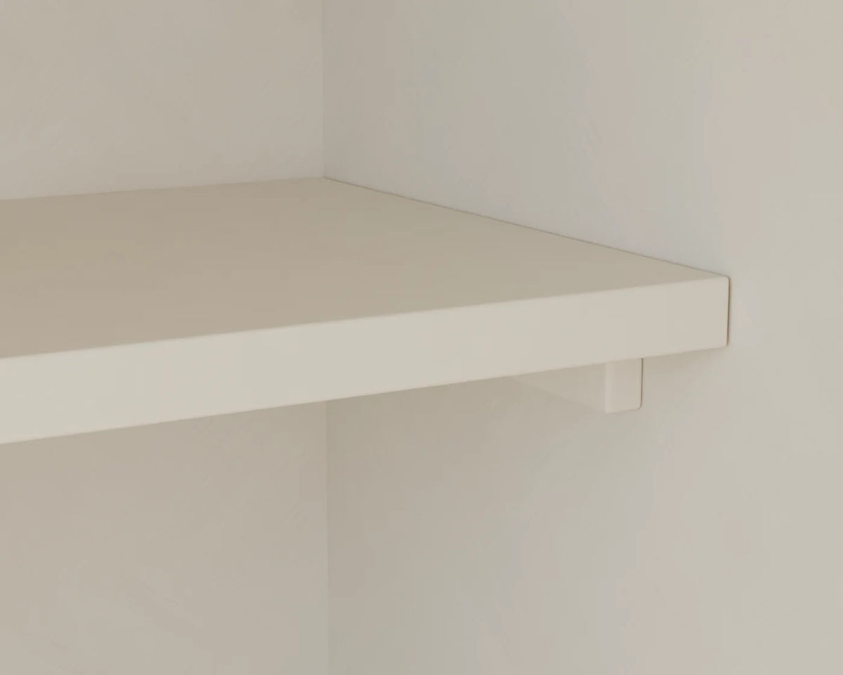Alcove Cupboard and Shelves, close-up detail render