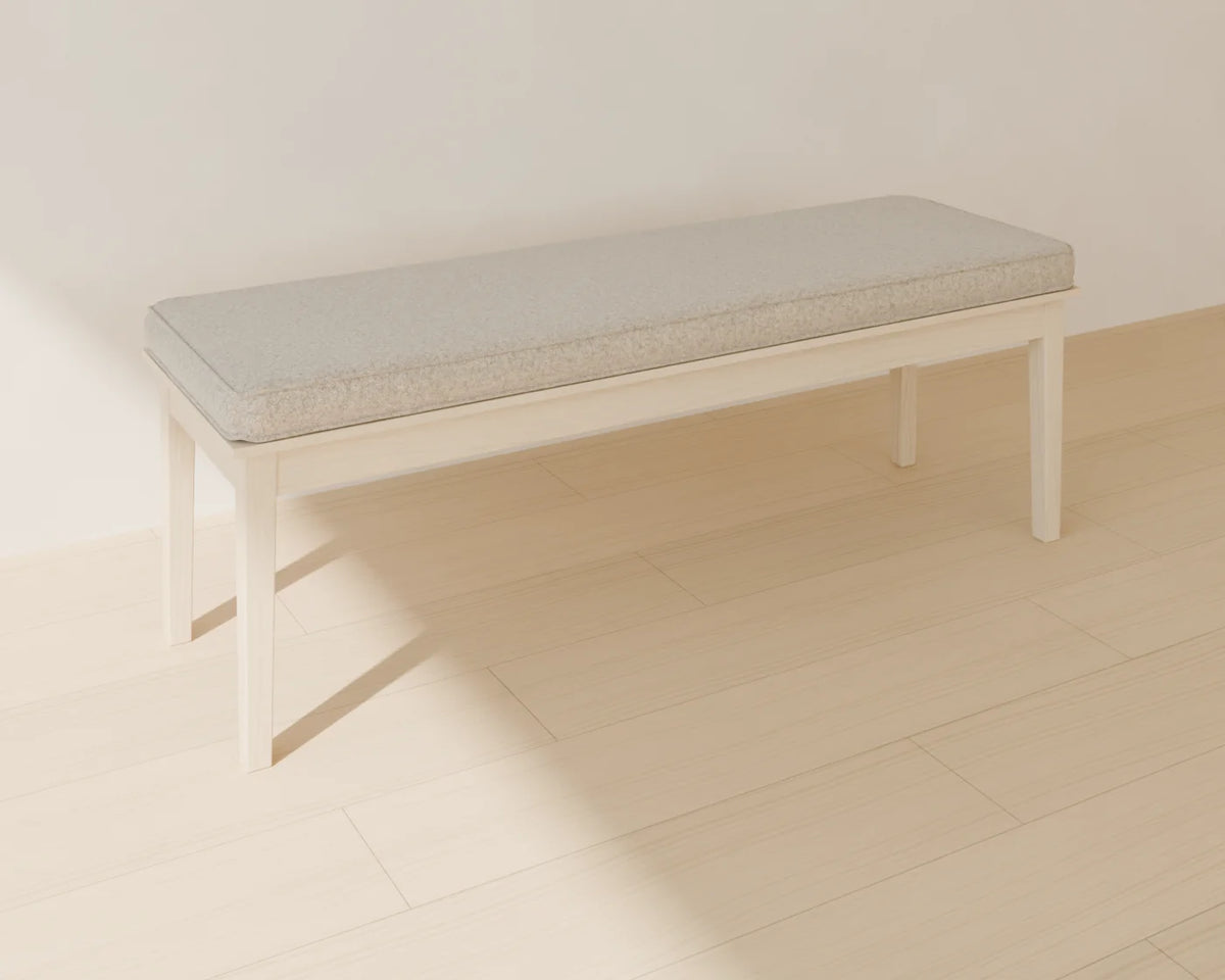 End-of-Bed Bench, Linden House 3D asset, studio render