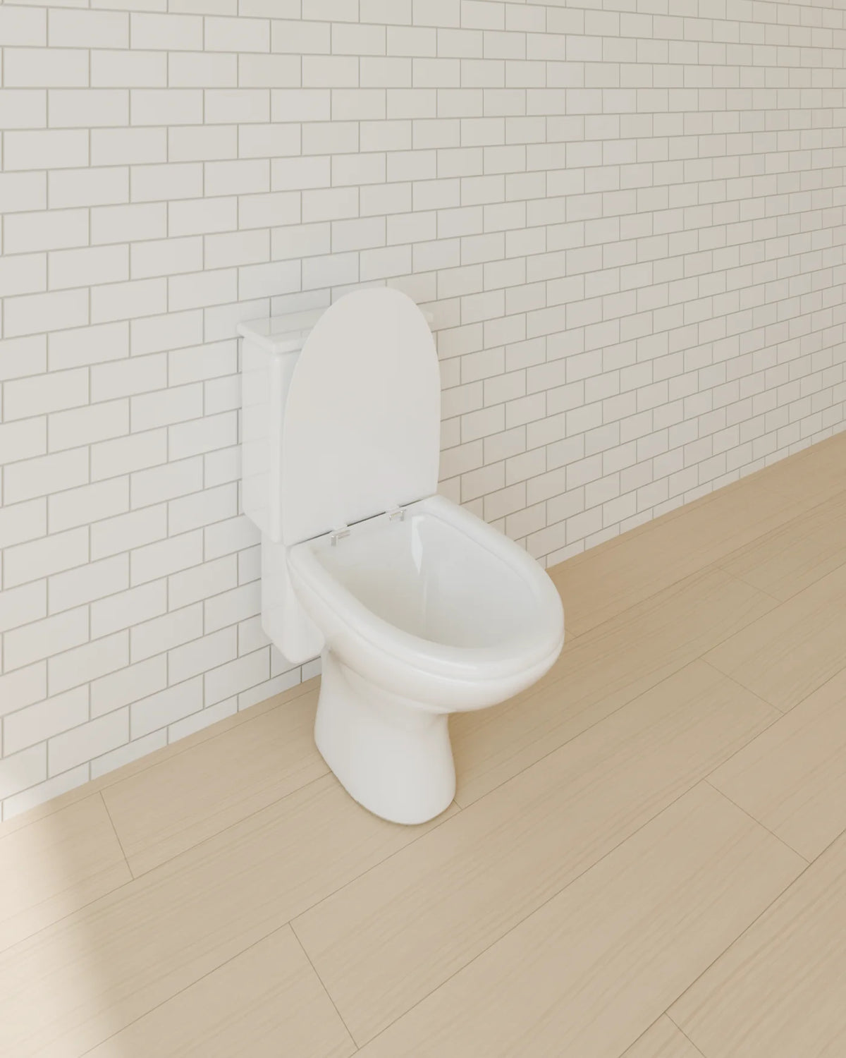 Close-Coupled Toilet, Linden House 3D asset, studio render