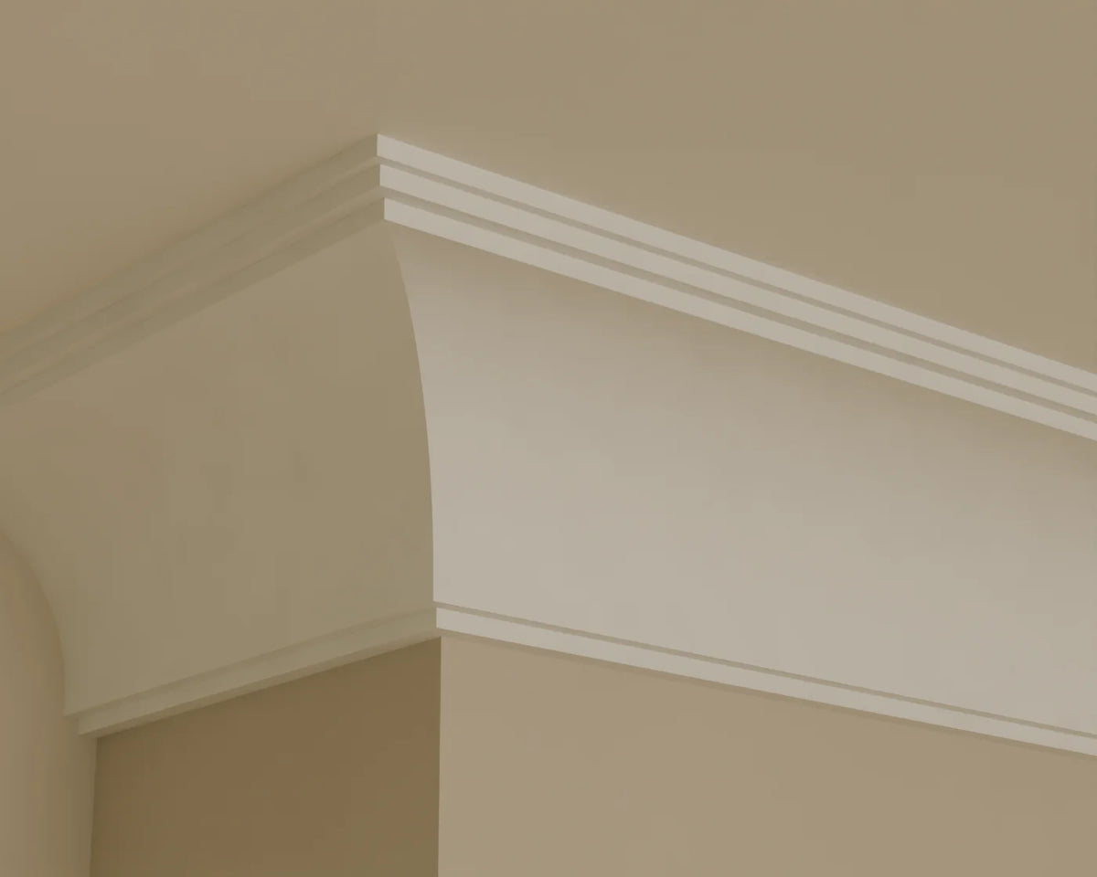 Crown Moulding, close-up detail render
