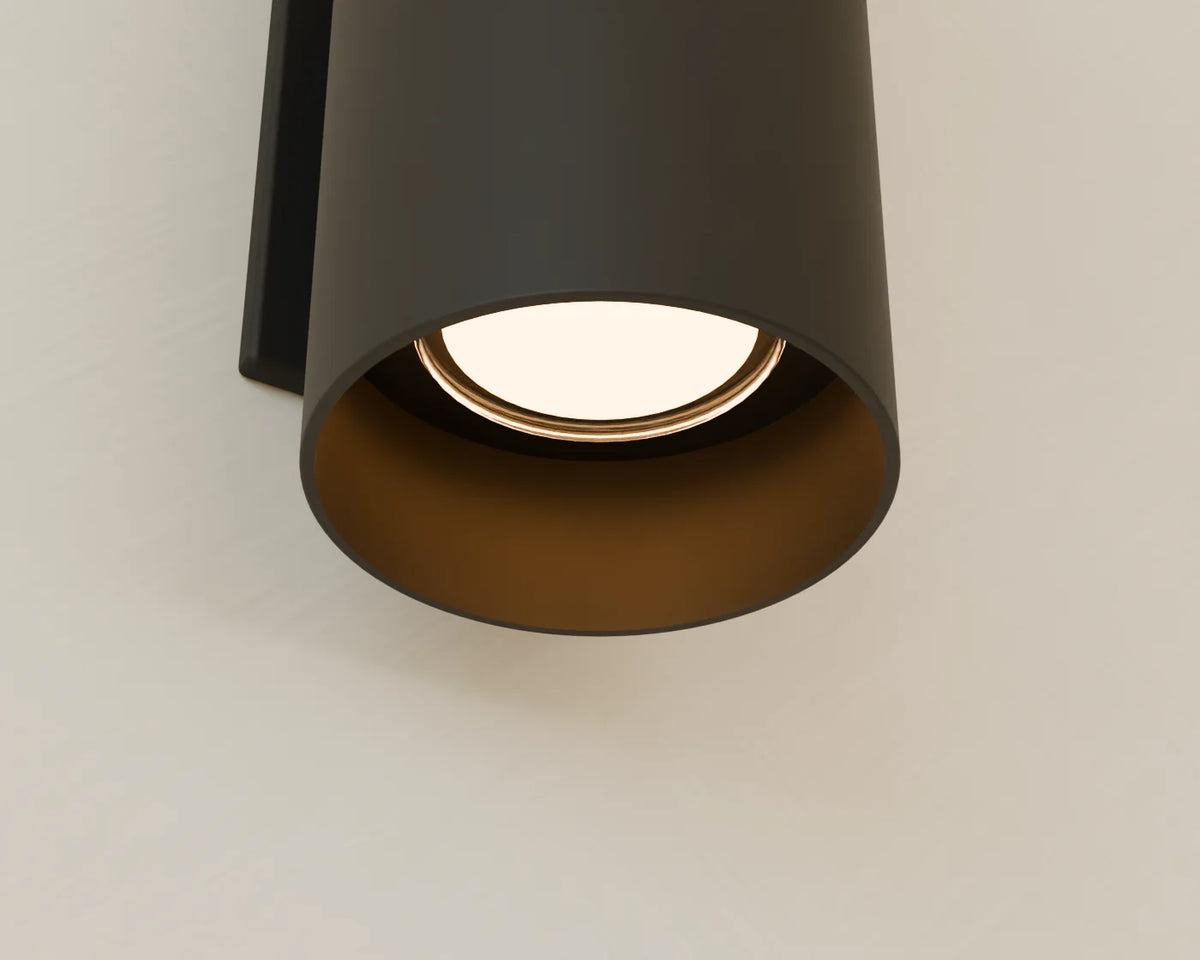 Up-Down Wall Sconce, close-up detail render