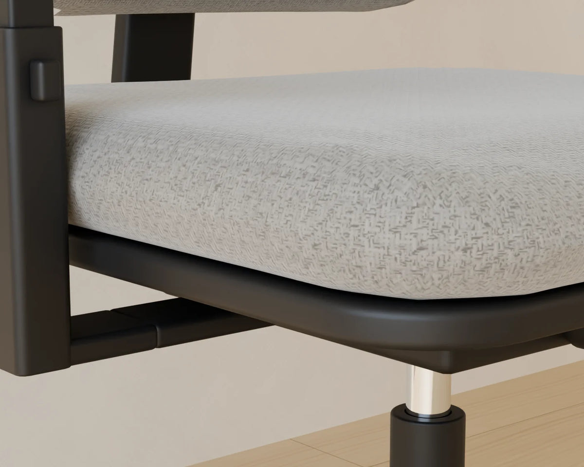 Ergonomic Office Chair, close-up detail render