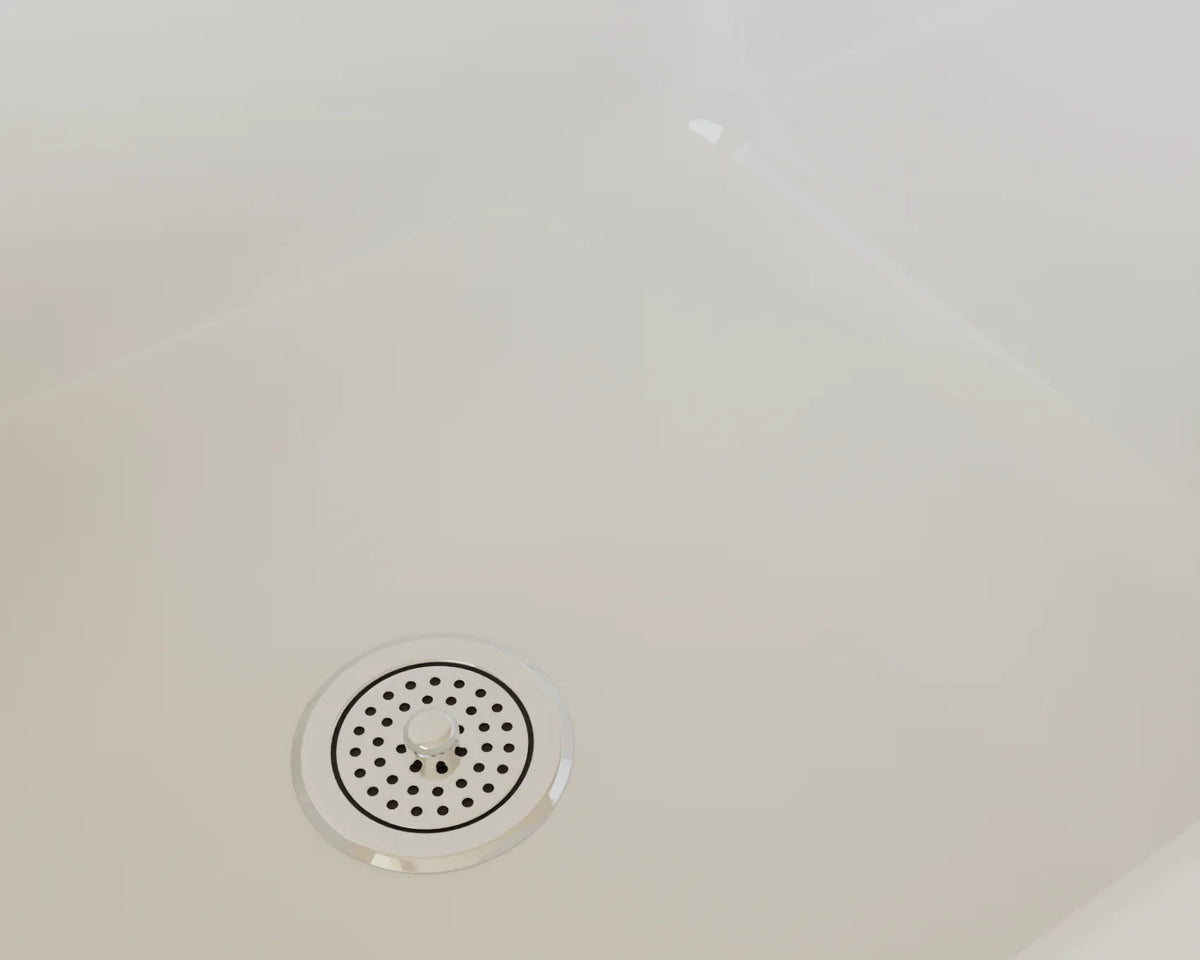 Ceramic Farmhouse Sink, close-up detail render
