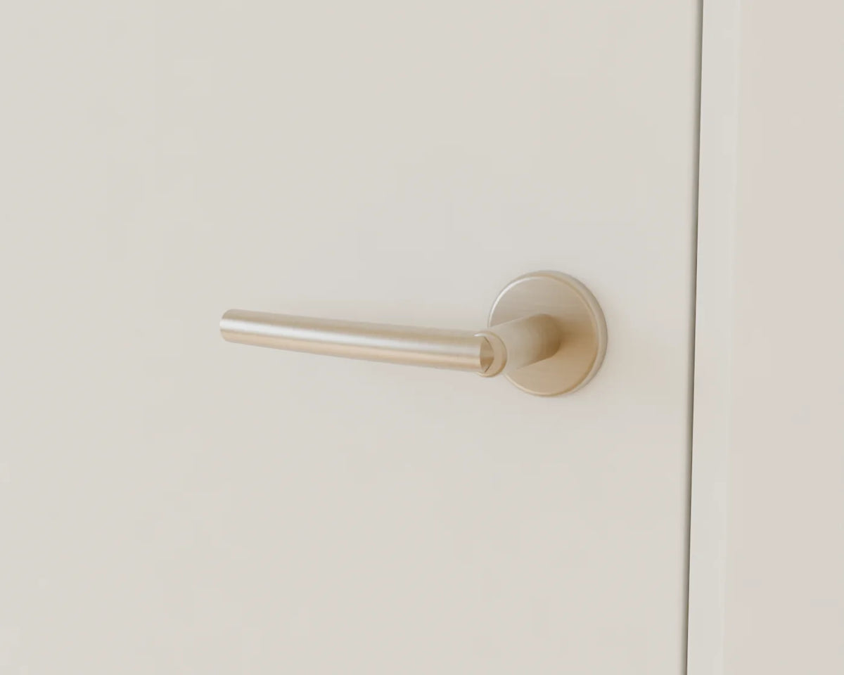 Flush Interior Door, close-up detail render