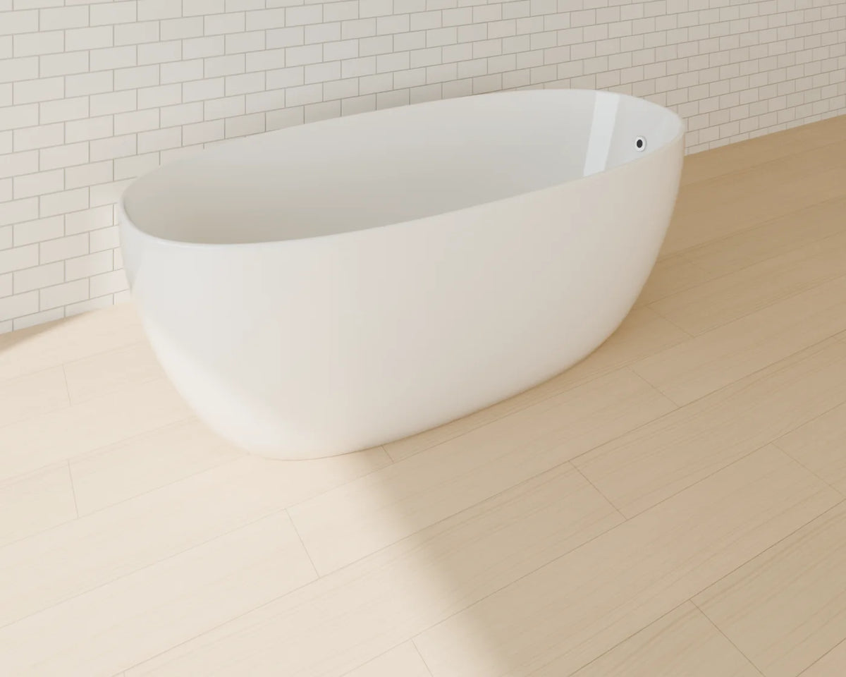 Freestanding Bathtub, Linden House 3D asset, studio render