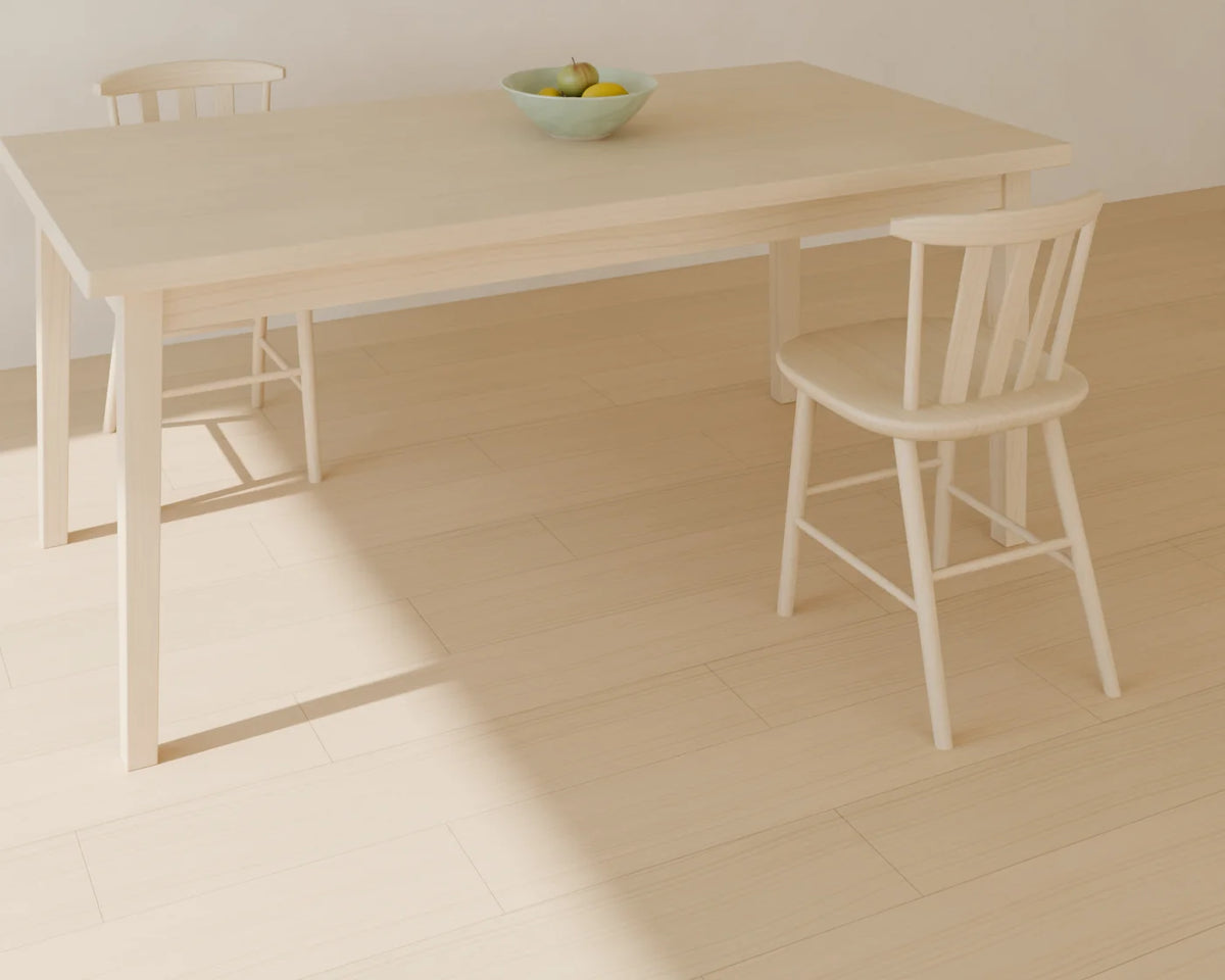 Fruit Bowl styled in a Linden House room with the rectangular dining table and wood dining chair (sold separately)
