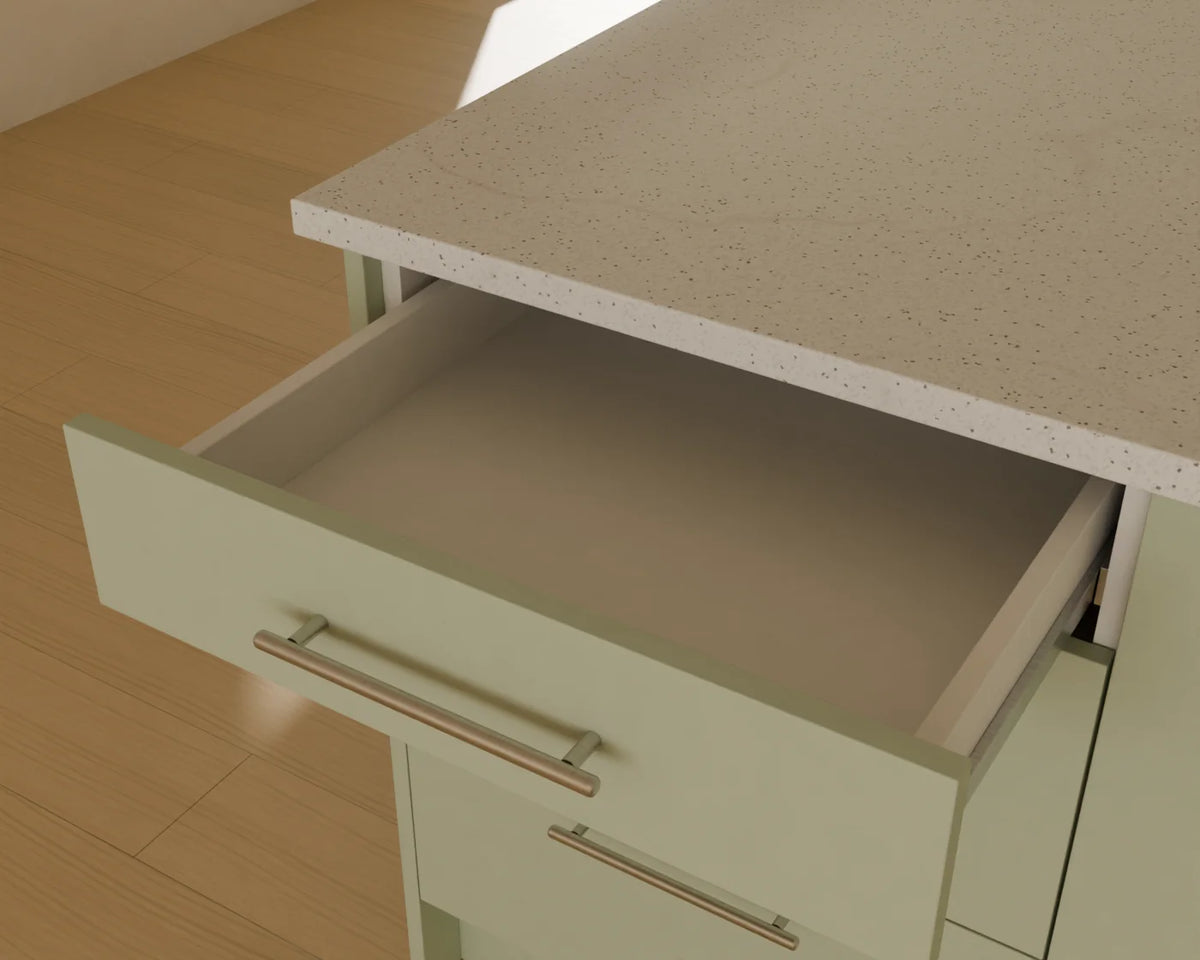 Kitchen Island, close-up detail render