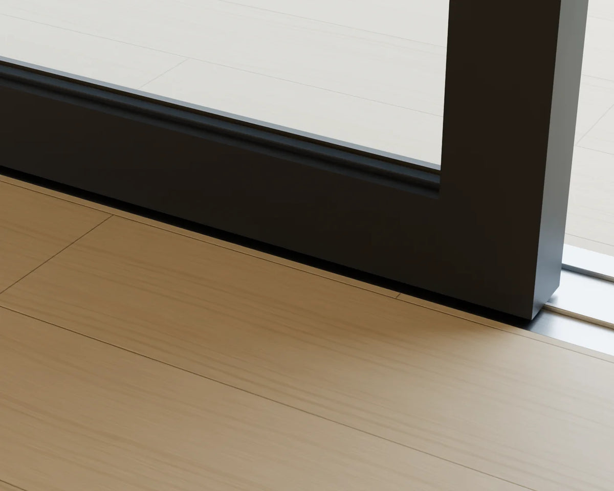 Lift-and-Slide Patio Door, close-up detail render