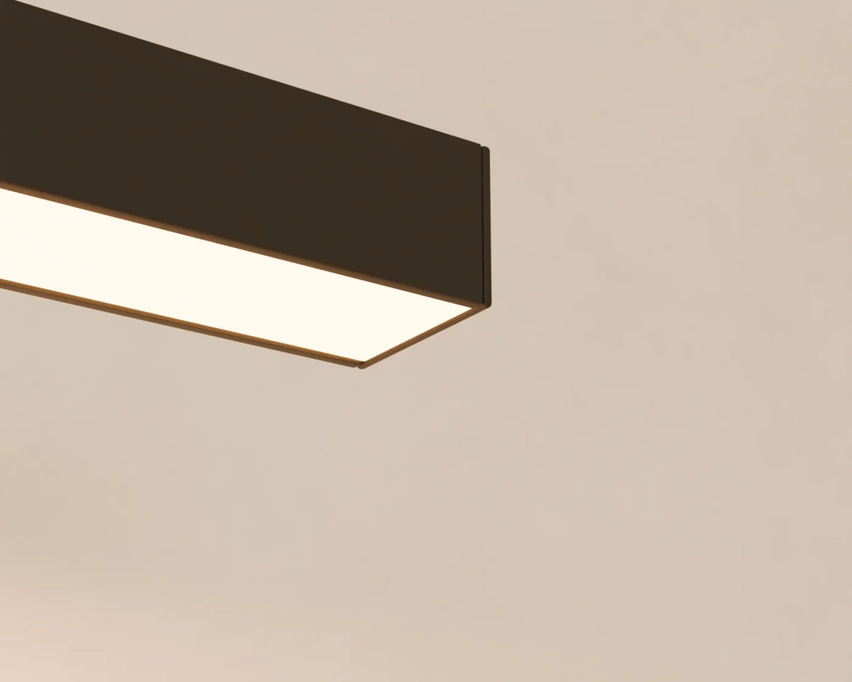 Linear Pendant, close-up detail render