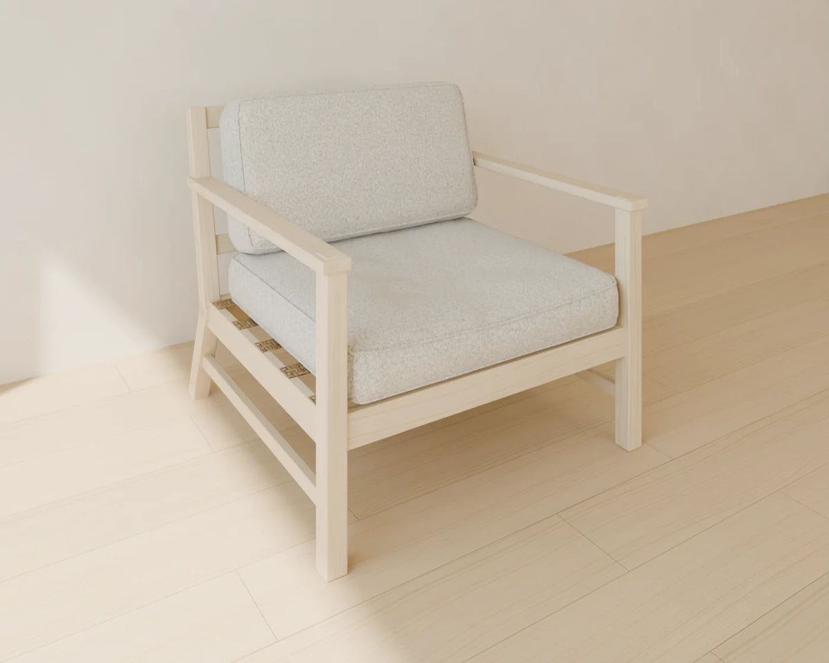 Lounge Armchair, Linden House 3D asset, studio render