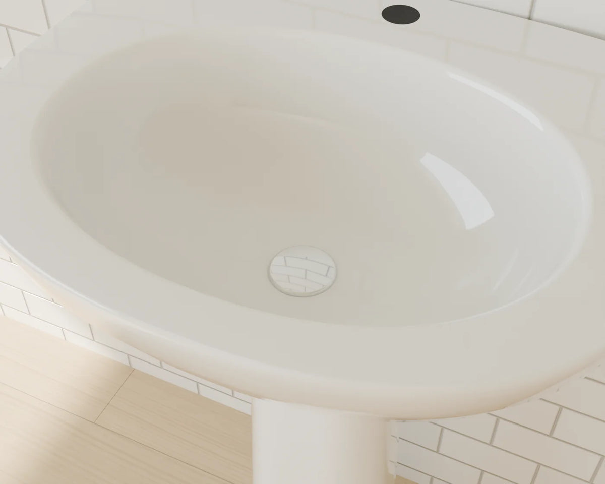 Pedestal Basin, close-up detail render