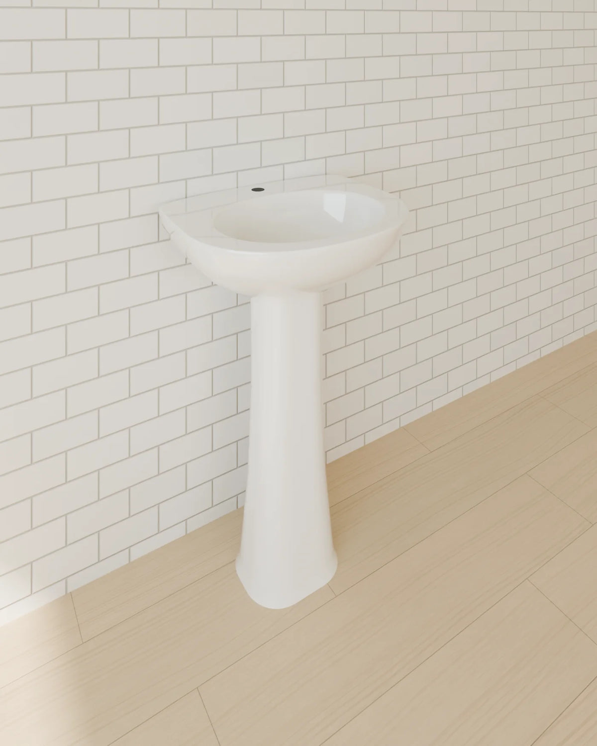 Pedestal Basin, Linden House 3D asset, studio render