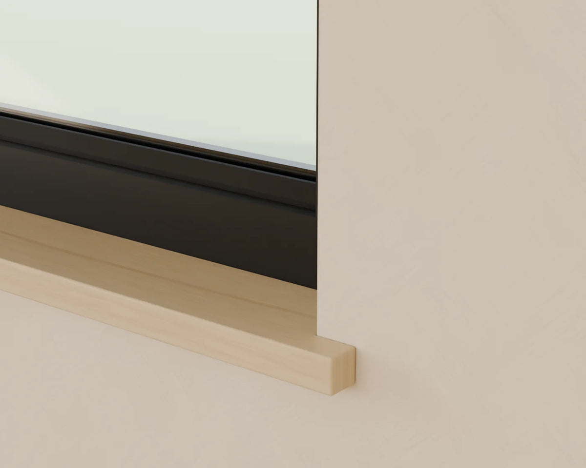 Fixed Picture Window, close-up detail render