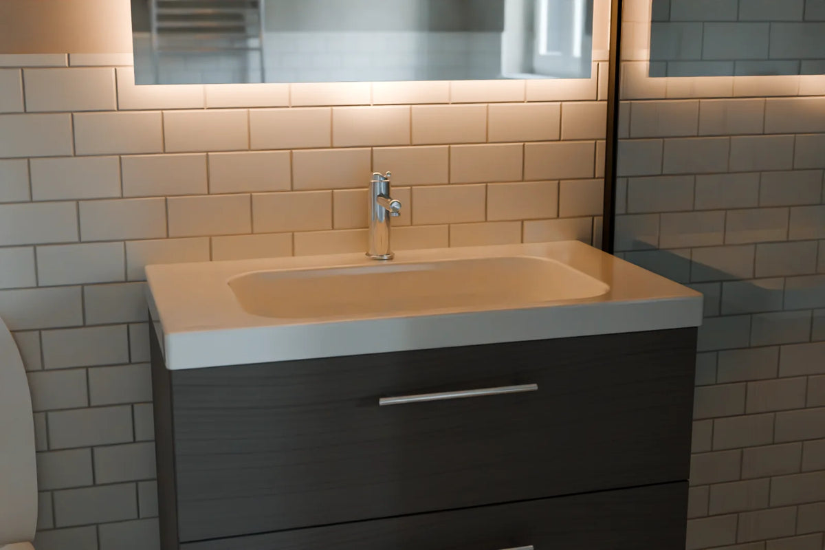 Family Bathroom scene from Linden House, close-up detail (render of the delivered scene)