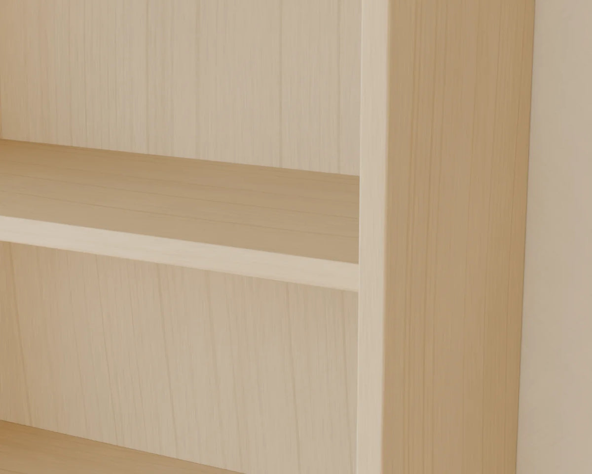 Tall Bookcase, close-up detail render
