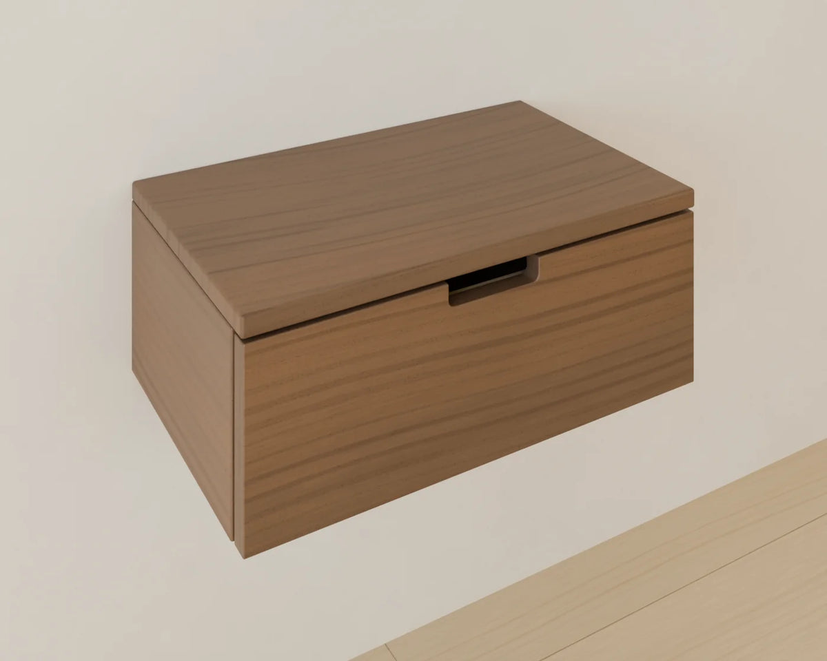 Wall-Hung Bedside Shelf, Linden House 3D asset, studio render