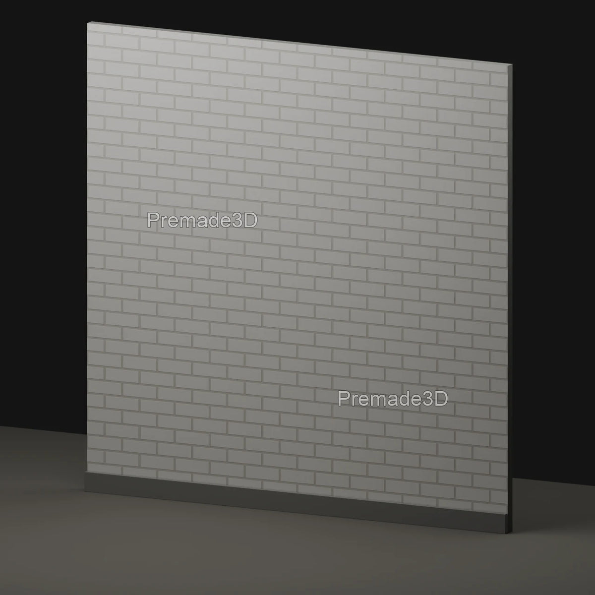 Whitewashed Brick wall diffuse