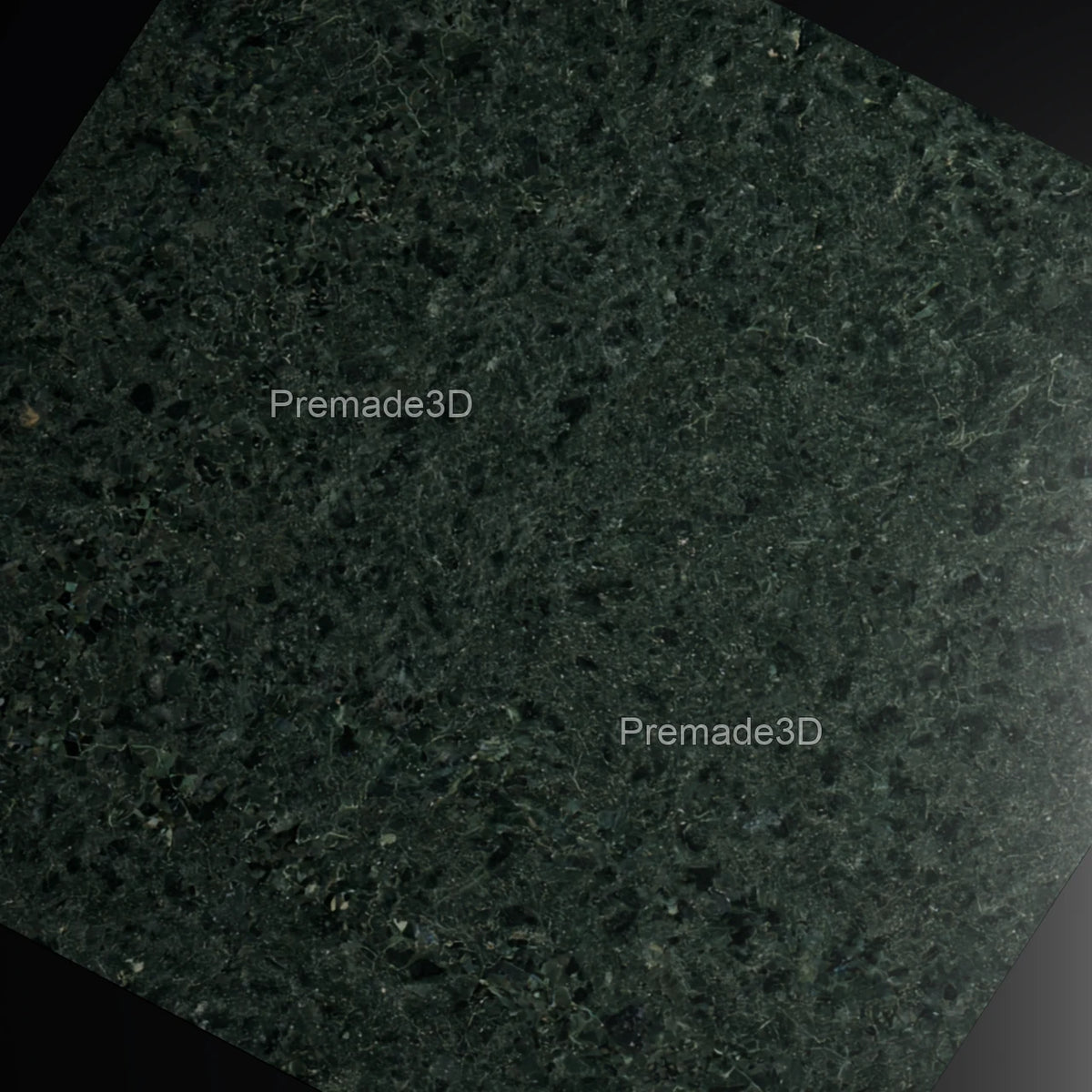 Green Serpentine worktop detail reflection