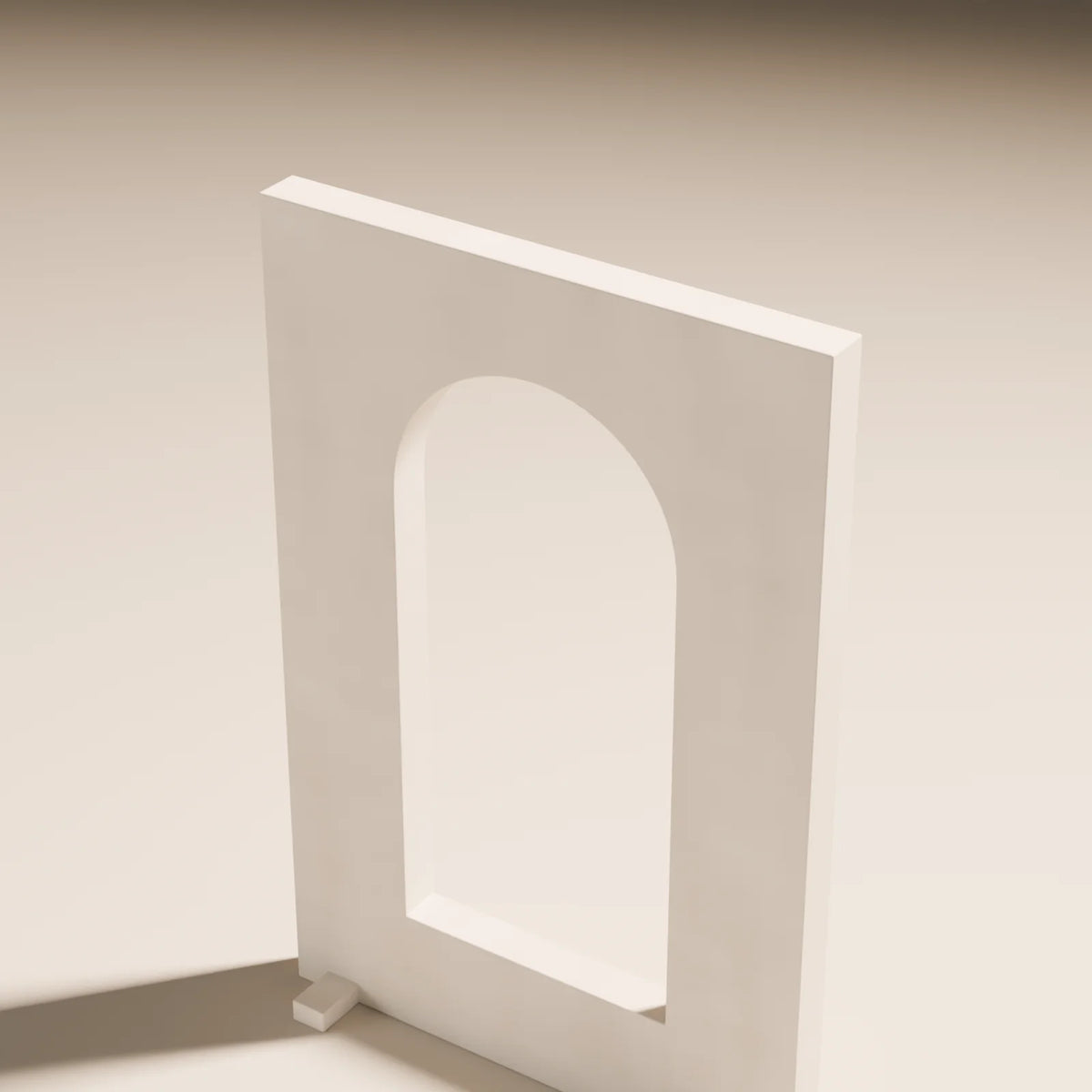 Arch Wall Flat, close-up detail render