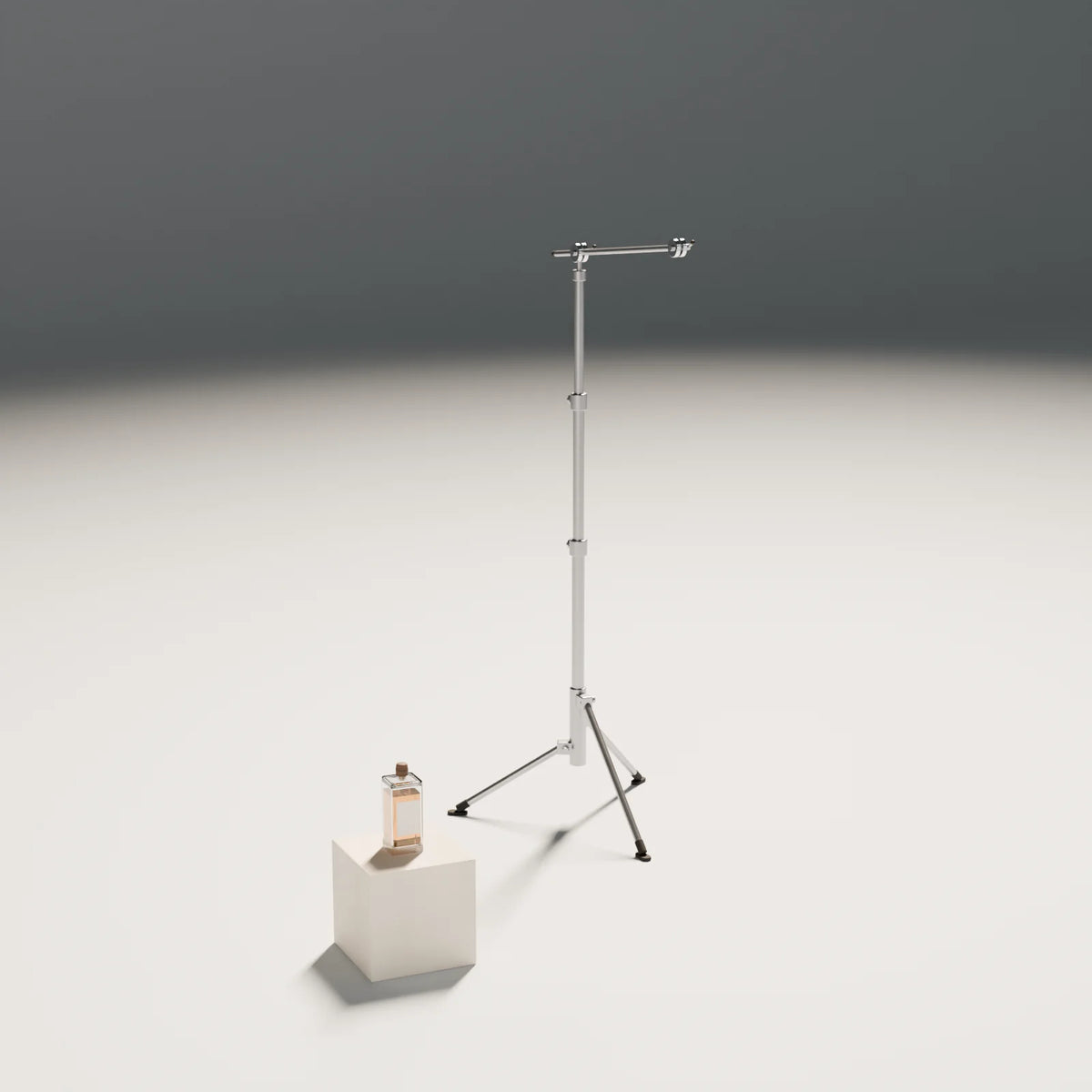 C-Stand styled in a Still Studio set with the block plinth and spirits bottle (sold separately)