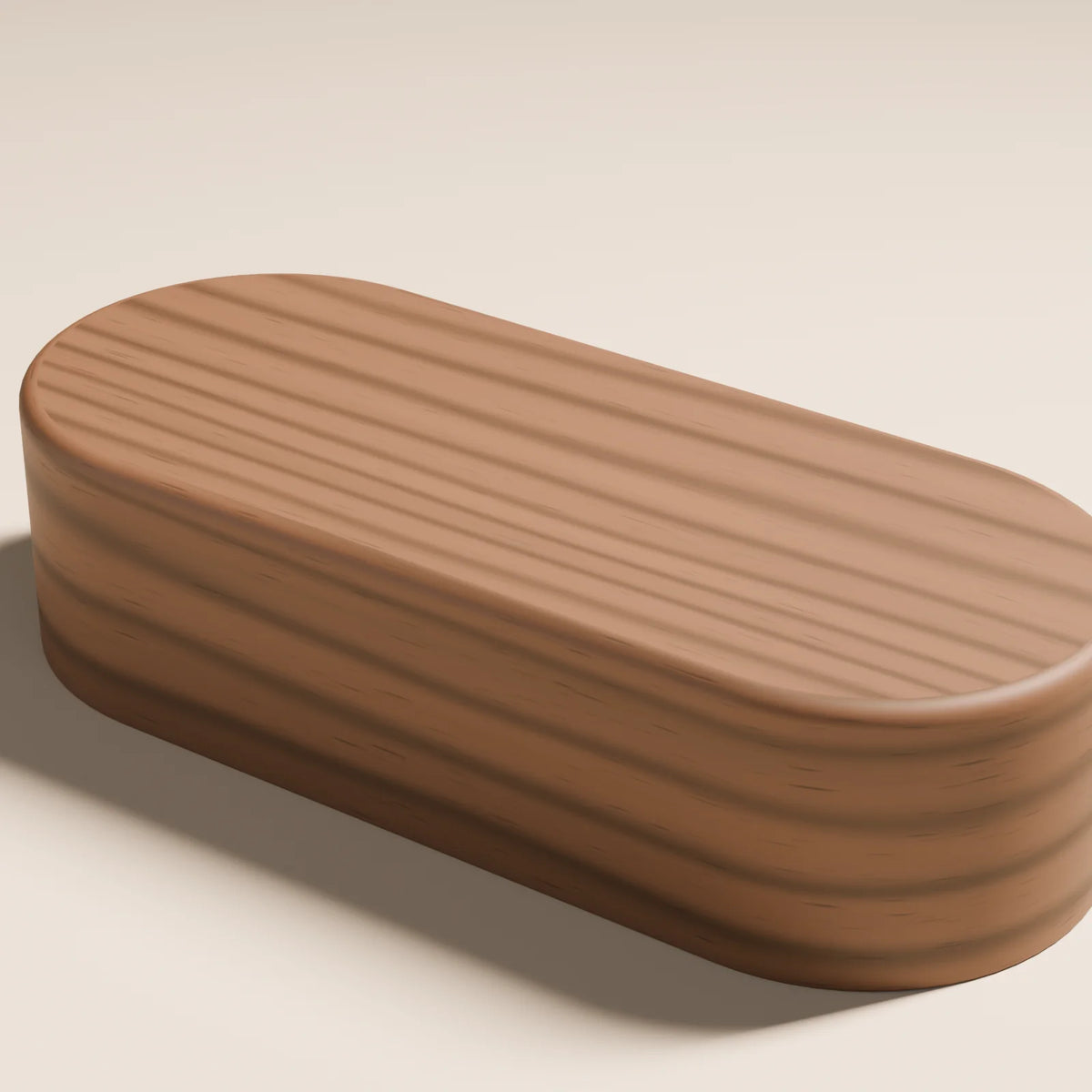Capsule Plinth, close-up detail render