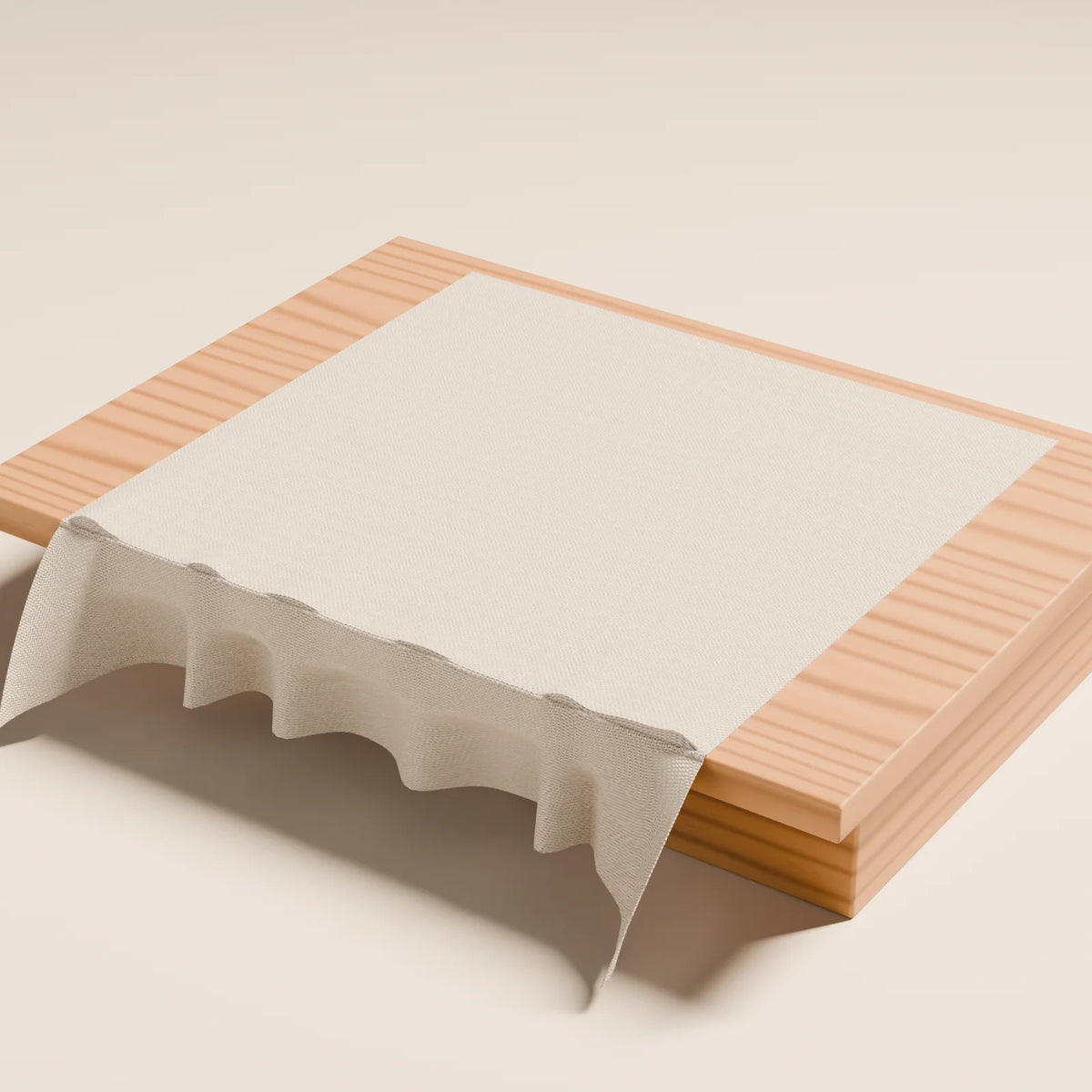 Draped Cloth Surface, close-up detail render