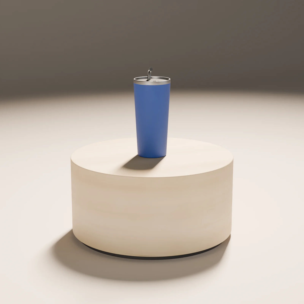 Drum Podium styled in a Still Studio set with the insulated tumbler (sold separately)