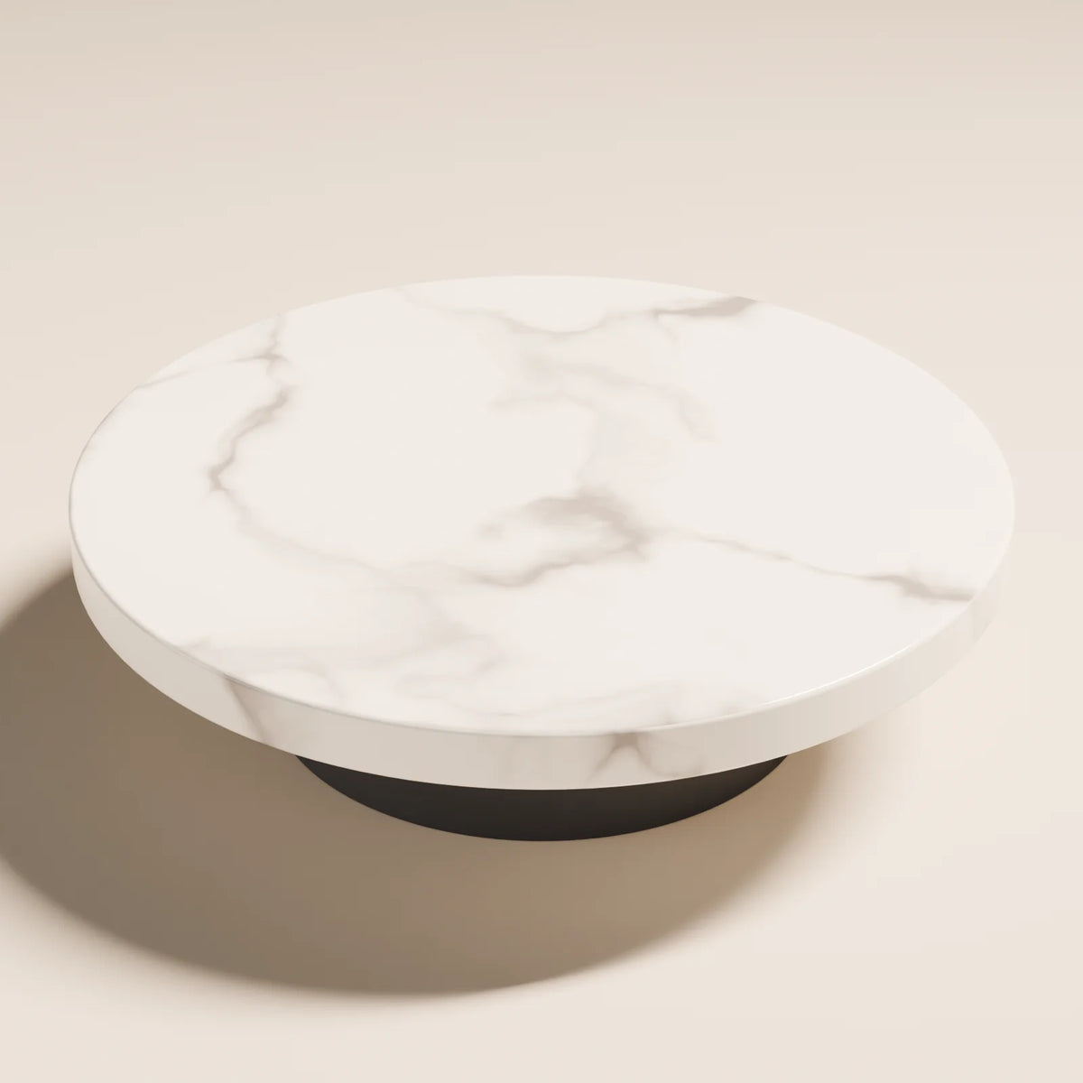 Floating Disc Podium, close-up detail render