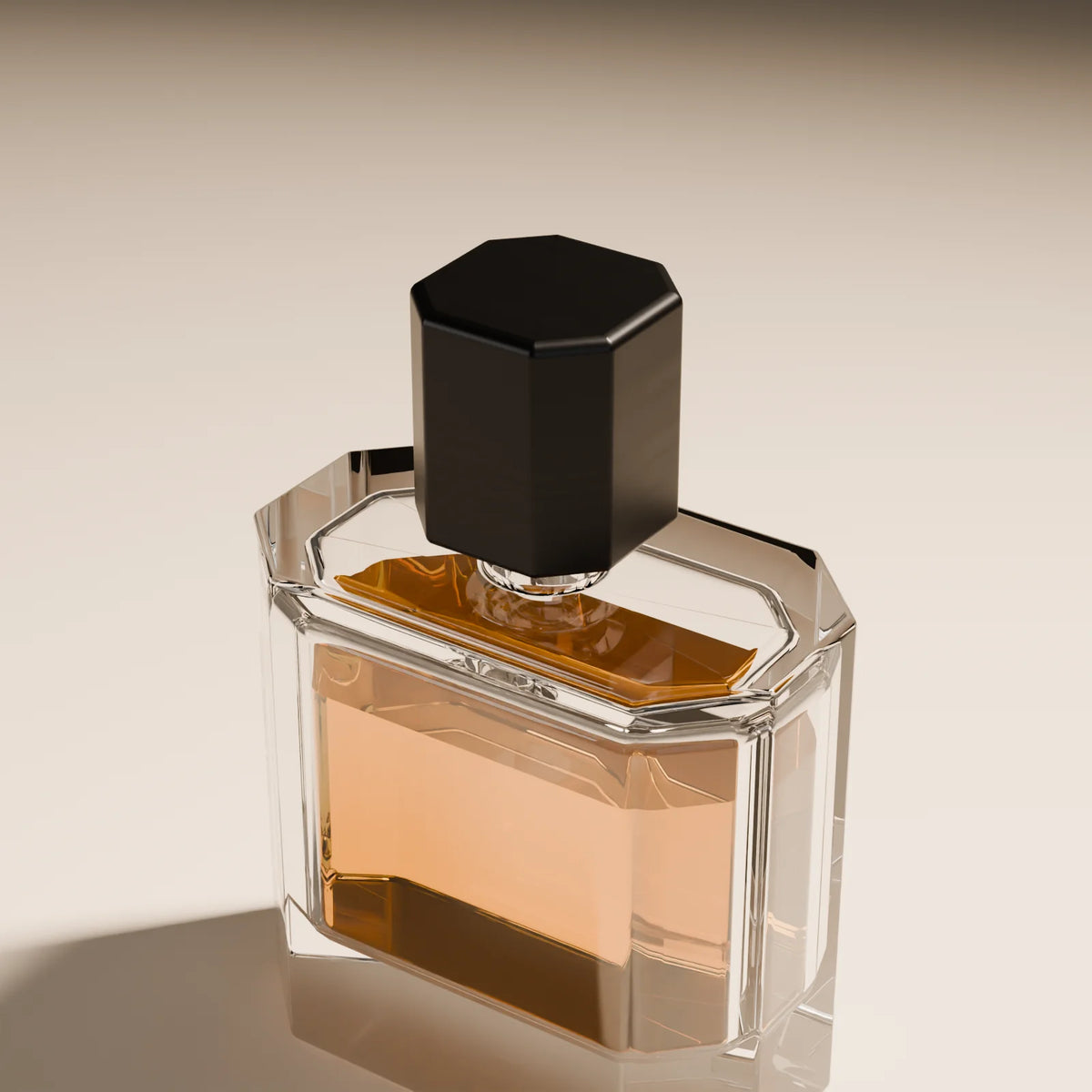 Fragrance Flacon, close-up detail render