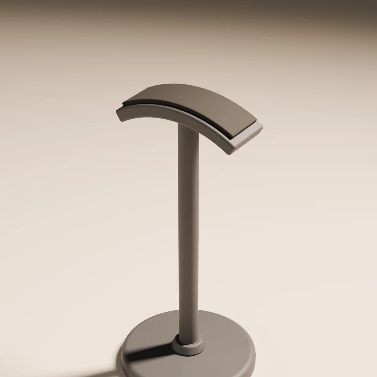 Headphone Stand, close-up detail render