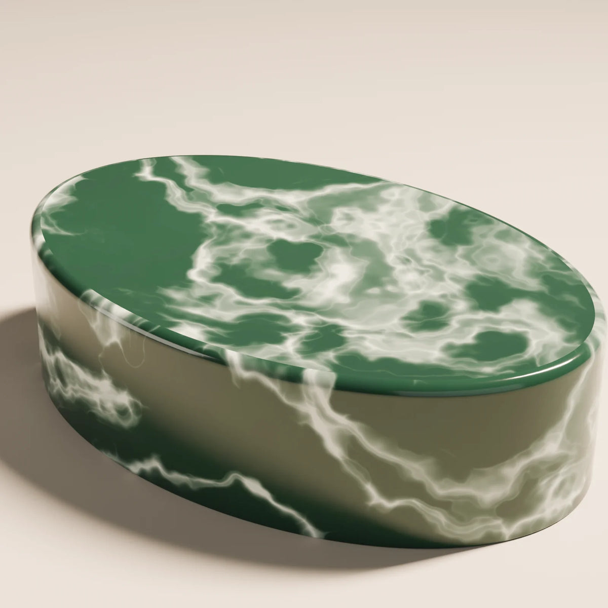 Oval Podium, close-up detail render
